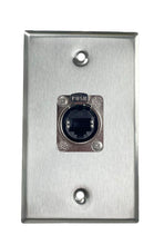 Stainless PROCRAFT SPL-1X-ST-VAR 1 Gang Stainless Pro Audio Installation Wall Plate Loaded, Made in the USA