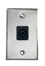 Stainless PROCRAFT SPL-1X-ST-VAR 1 Gang Stainless Pro Audio Installation Wall Plate Loaded, Made in the USA