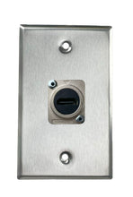 Stainless PROCRAFT SPL-1X-ST-VAR 1 Gang Stainless Pro Audio Installation Wall Plate Loaded, Made in the USA