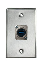 Stainless PROCRAFT SPL-1X-ST-VAR 1 Gang Stainless Pro Audio Installation Wall Plate Loaded, Made in the USA