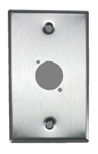Stainless PROCRAFT SPL-1X-ST-VAR 1 Gang Stainless Pro Audio Installation Wall Plate Loaded, Made in the USA