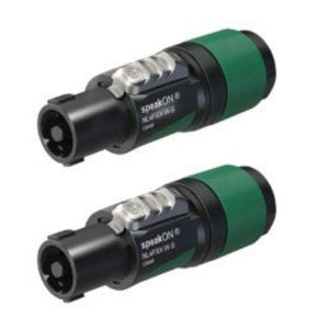 Genuine NEUTRIK NL4FXX-W-S 4-Pole SPEAKON Locking Cable Mount Connector