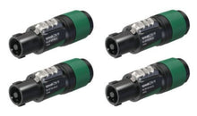 Genuine NEUTRIK NL4FXX-W-S 4-Pole SPEAKON Locking Cable Mount Connector