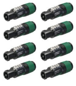 Genuine NEUTRIK NL4FXX-W-S 4-Pole SPEAKON Locking Cable Mount Connector