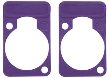 2 Pk Neutrik DSS D-Series Lettering & ID Plate for XLR Panel Connectors