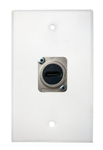 White PROCRAFT SPL-1X-WH-VAR 1 Gang White Pro Audio Installation Wall Plate Loaded, Made in the USA