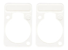 2 Pk Neutrik DSS D-Series Lettering & ID Plate for XLR Panel Connectors