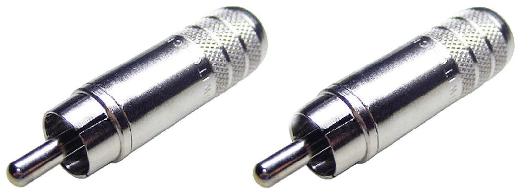 2 New Switchcraft 3502A Phono Long Body Cable End RCA Male w/ Solder Terminals