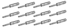 (12 PACK) SWITCHCRAFT 297 1/4" TRS Stereo Cable Mount Plug - Solder Type