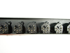 1U Procraft Rack Panel 8 Ch Combo XLR 1/4" Patch Panel (AFP1U-8NCJ6FI-S) USA
