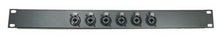 1U Procraft Rack Panel 6 Ch Combo XLR 1/4" Patch Panel (AFP1U-6NCJ6FI-S) USA