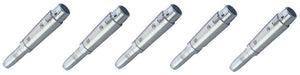 5 Pack - PC-TE014 1/4" Female Mono Jack TS to 3 Pin Female XLR microphone