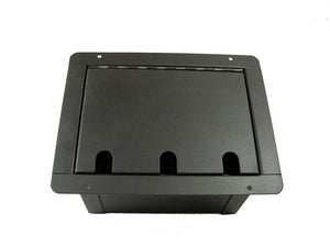 PROCRAFT FPPL-2DUP6X-BK Recessed Stage Pocket / Floor Box 2AC + 6CH - any config
