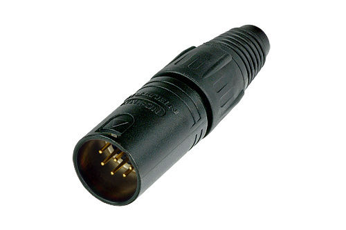 Neutrik NC7MX-B  XLR 7-Pin Male Cable Connector Black Housing w/Gold Contacts