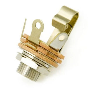 Switchcraft L12A Long Bushing 1/4 6.35mm Shunt Female Shorting Panel Jack Effect Pedal