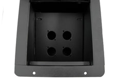 PROCRAFT FPMU-4X-BK  Recessed Stage Pocket / Floor Box w/ 4 "D" punches