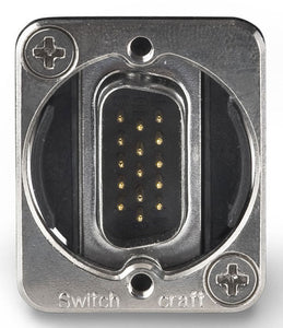Switchcraft EHHD15MF 15-Pin HD D-sub Connectors Male to Female