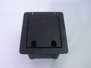 ProCraft Pro Audio Recessed Stage Floor Pocket Box 8 XLR/Channel, 2 Speakon -BK