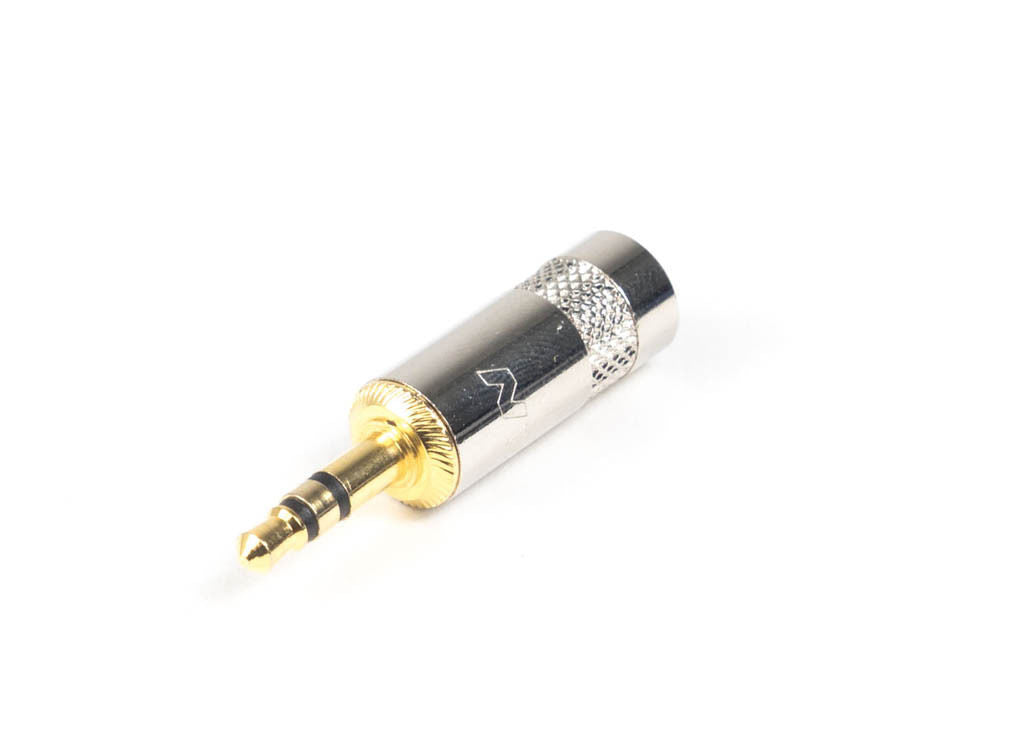 Neutrik Rean NYS231G 3.5mm 3-Pole Plug  Gold Contacts, Metal Handle