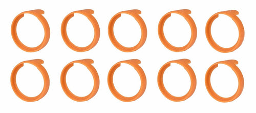 (10 PACK) NEUTRIK PXR-3 Orange ID Rings for Neutrik PX Series 1/4
