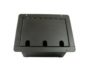 PROCRAFT FPPL-1DUP6X-BK Recessed Stage Pocket / Floor Box 1AC + 6CH - any config