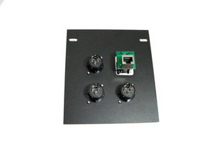 PROCRAFT FPML-3XF1NE8B-BK Floor Pocket/ Box w/ 3)XF + 1)NE8B CAT5/6 Feed-Thru