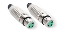 (2 PACK) SWITCHCRAFT AAA3FZ 3-Pin XLR Female Heavy Duty LO-Z Cable Mount Plug