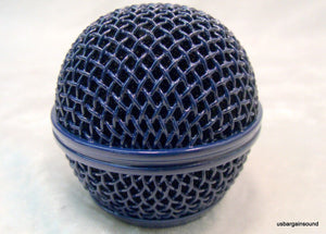 ProCraft Microphone Grille in Blue. Fits Shure SM58, SV100 and Other Similar Mic
