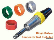 NEUTRIK PCR-5  Green Colored ID Rings for C Series 1/4"  Connectors (10 PACK)