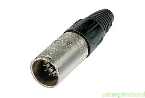 Neutrik NC7MX  XLR 7-Pin Male Cable Connector Nickel Housing w/Silver Contacts
