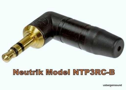 Neutrik NTP3RC-B 3.5mm 1/8