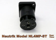 NEUTRIK NL4MP-ST 4-Pole SPEAKON Panel Mount Locking w/ Screw Terminals