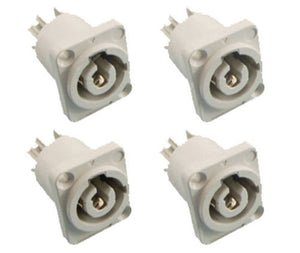 (4) ProCraft PC-TSC045 Panel Mount Power Out Connector - Neutrik Powercon Style